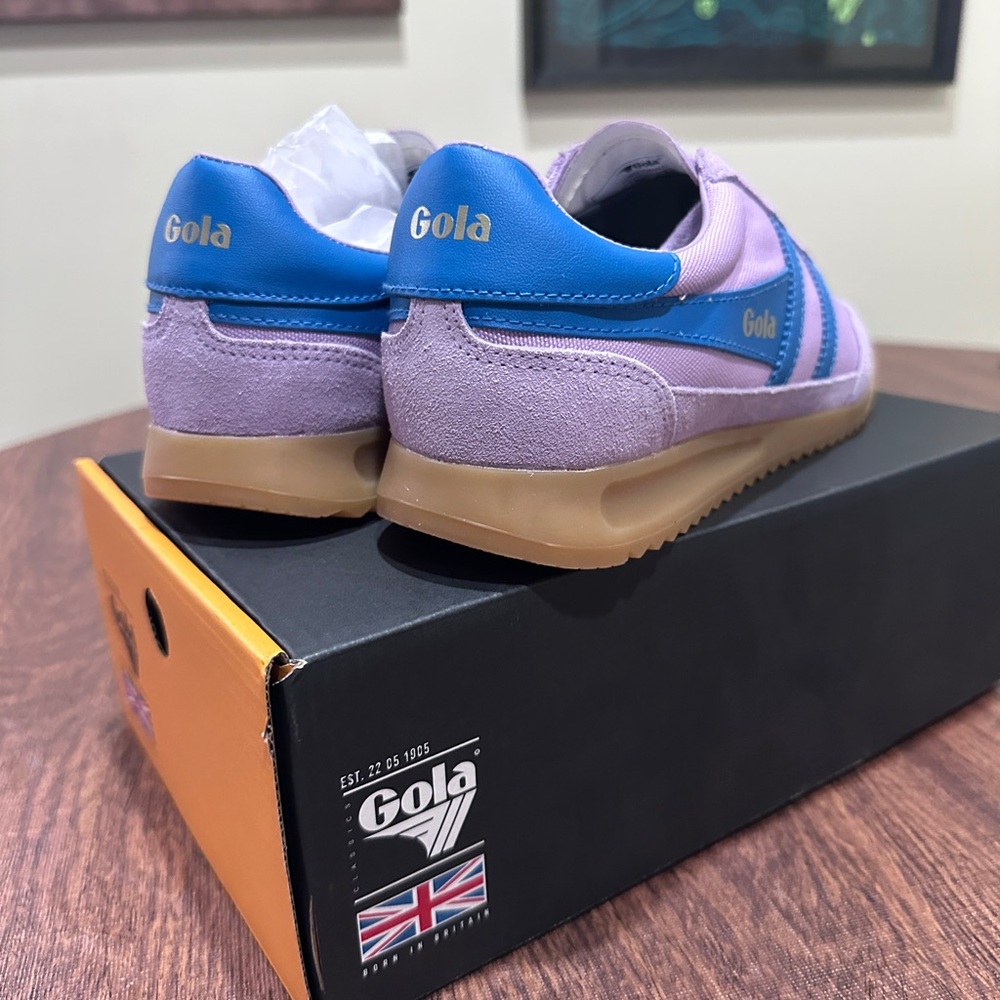 NEW Gola Tornado Sneakers Lilac/Santorini Size 6.5 - Picture 6 of 11
